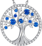 Tree Of Life Sapphire Necklace