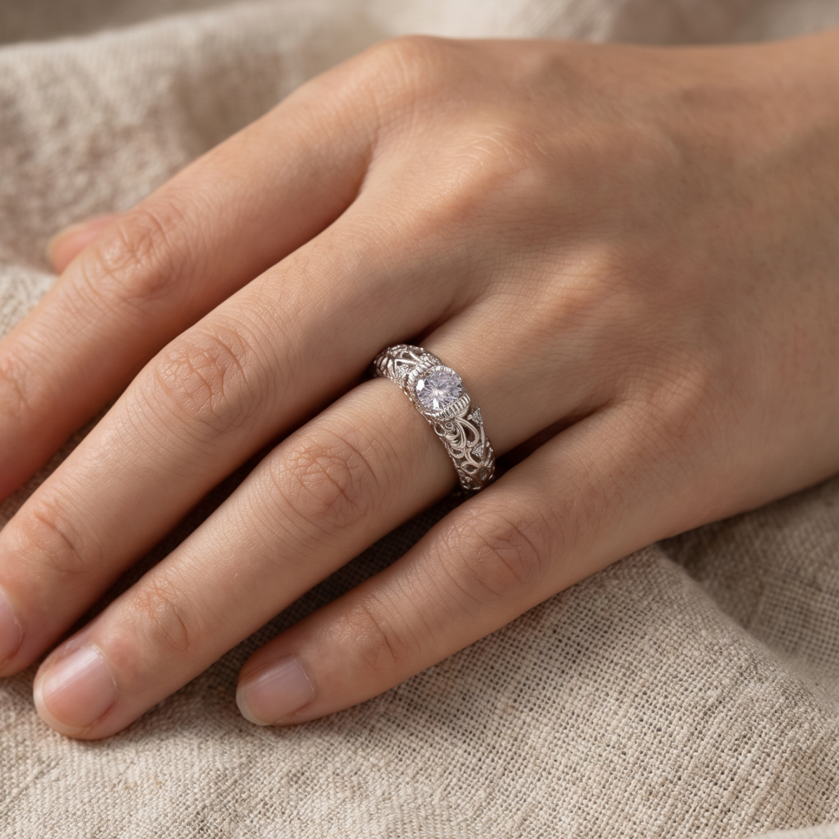 Elegant Silver Ring