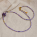 Beads Choker Amethyst Necklace