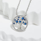 Tree Of Life Sapphire Necklace